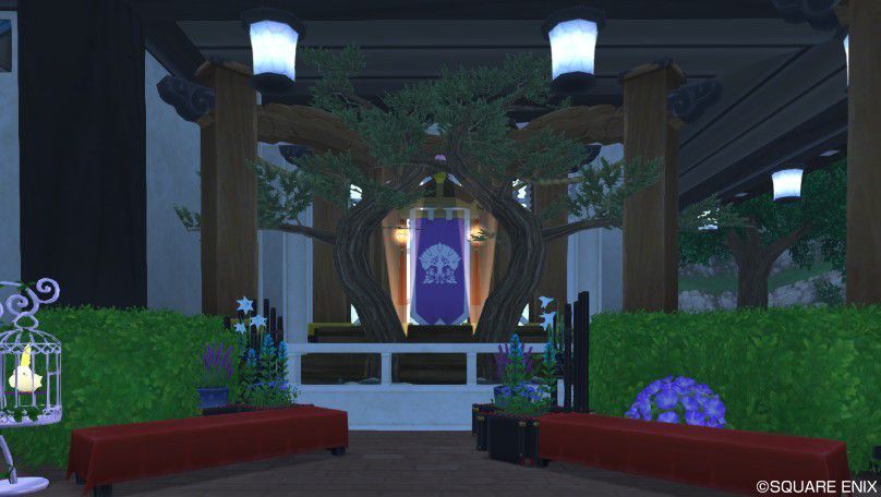 ドラクエ10ハウジング 和風モダンな屋敷 テラス付きの家