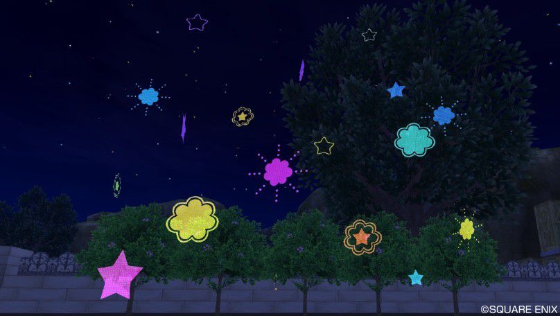 ドラクエ10ハウジング 金平糖の家具 庭具 七夕イベント15