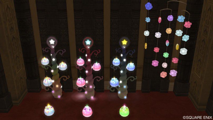 ドラクエ10ハウジング 金平糖の家具 庭具 七夕イベント15