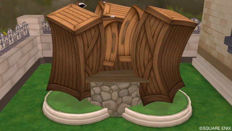 ドラクエ10ハウジング 庭具で作るツリーハウス