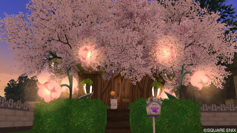 ドラクエ10ハウジング 庭具で作るツリーハウス