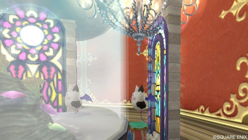 ドラクエ10ハウジング 水槽で作る鏡と鏡の中の別世界