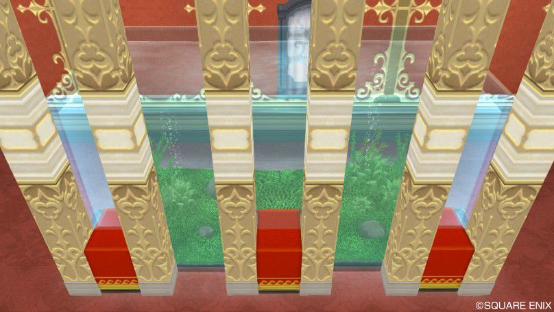 ドラクエ10ハウジング 水槽で作る鏡を使って美容院を再現 ドラクエ10ハウジング 水槽で作る鏡を使って美容院を再現