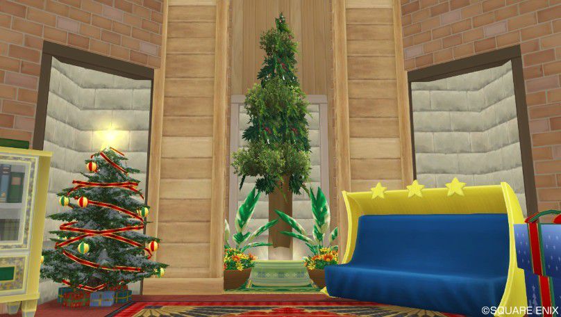 ドラクエ10ハウジング 家の中にツリーを作る方法