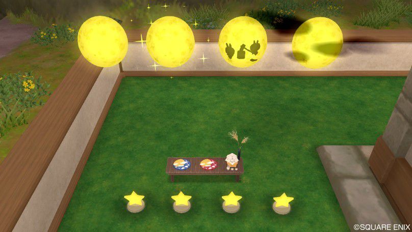 ドラクエ10ハウジング お月見の家具と庭具 ドラクエ10ハウジング お月見の家具と庭具